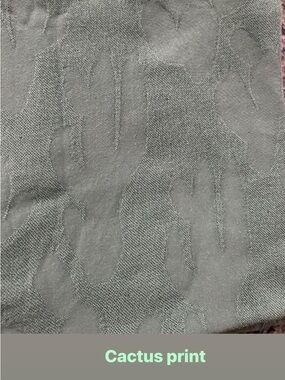 Tula green cactus print blanket